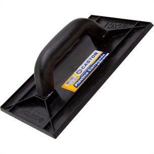 Desempenadeira Pvc Castor Corrugada 15 X 26Cm - 024