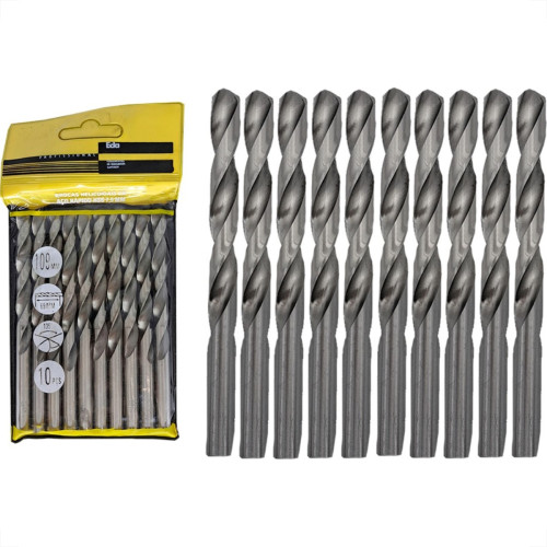 Broca Aco Rapido Eda 7,5Mm - 0Cb - Kit C/10 Pecas Broca Aco Rapido Eda 7,5Mm - 0Cb - Kit C/10 Pecas