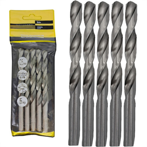 Broca Aco Rapido Eda 9,0Mm - 0Ce - Kit C/5 Pecas Broca Aco Rapido Eda 9,0Mm - 0Ce - Kit C/5 Pecas