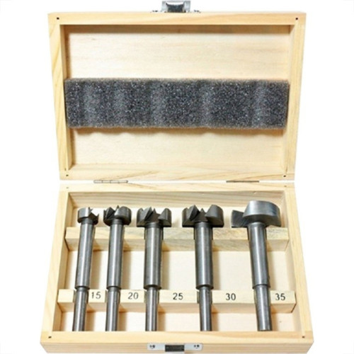 Fresa Para Tupia Eda Forstner 10Mm A 35Mm Com 5 Pecas - 0Aw Fresa Para Tupia Eda Forstner 10Mm A 35Mm Com 5 Pecas - 0Aw
