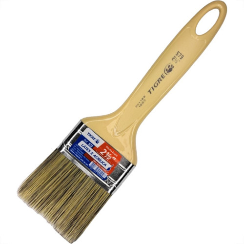Pincel Trincha Pintura Tigre Ref.573 2.1/2'' Dupla - Kit C/12 Pecas Pincel Trincha Pintura Tigre Ref.573 2.1/2'' Dupla - Kit C/12 Pecas