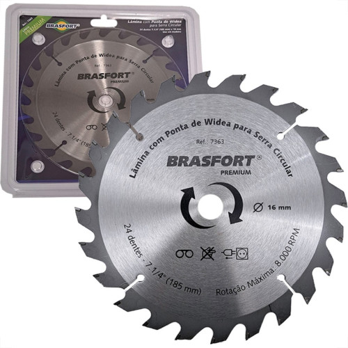 Serra Circular Widea Brasfort/Premium 7.1/4''X 24 Dentes X16Mm Serra Circular Widea Brasfort/Premium 7.1/4''X 24 Dentes X16Mm