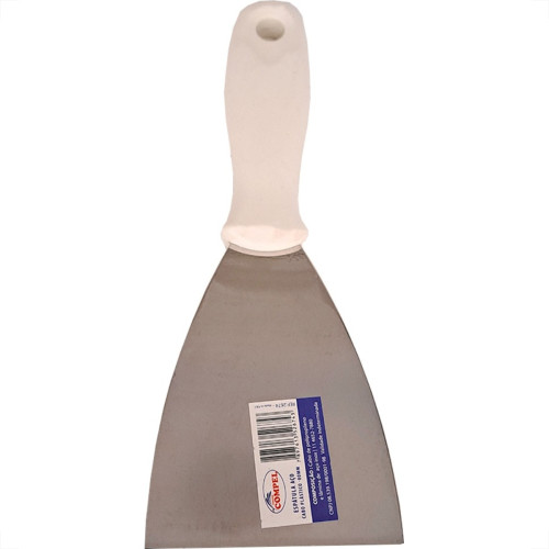 Espatula Compel Aco Inox Cabo Plastico 80Mm - Kit C/6 Pecas Espatula Compel Aco Inox Cabo Plastico 80Mm - Kit C/6 Pecas