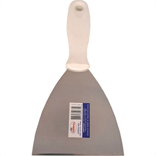 Espatula Compel Aco Inox Cabo Plastico 100Mm - Kit C/6 Pecas Espatula Compel Aco Inox Cabo Plastico 100Mm - Kit C/6 Pecas