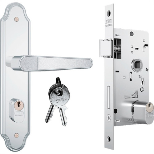 Fechadura Stam Externa Inox Alavanca - 803/03 Fechadura Stam Externa Inox Alavanca - 803/03