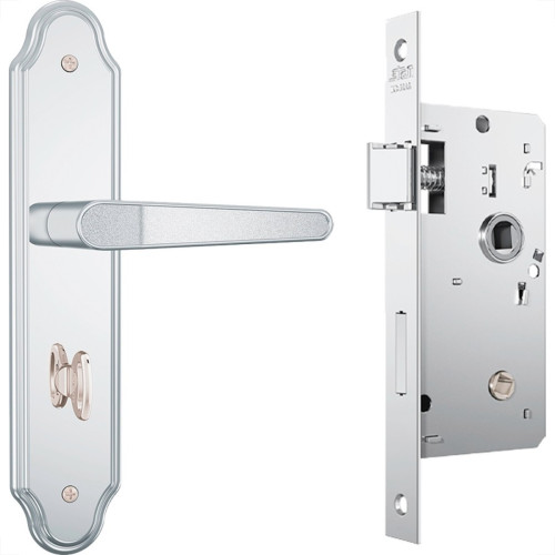 Fechadura Stam Banheiro Inox Alavanca - 823/03 Fechadura Stam Banheiro Inox Alavanca - 823/03