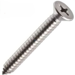 Parafuso Auto Atarraxante Inox Chata Philips Jomarca 3,9 X 19Mm - Kit C/2 Centos