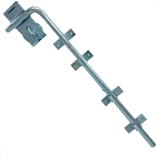 Ferrolho Redondo Para Portao Com Porta Cadeado Zincado Loth 30Cm - Kit C/6 Pecas Ferrolho Redondo Para Portao Com Porta Cadeado Zincado Loth 30Cm - Kit C/6 Pecas