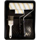 Kit Pintura Compel Com 4 Pecas - Bandeja + 2Rolos + Suporte Kit Pintura Compel Com 4 Pecas - Bandeja + 2Rolos + Suporte