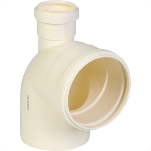 Joelho Esgoto Krona 100Mm X 50Mm Com Visita - Kit C/10 Pecas