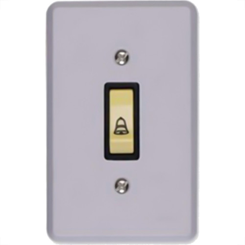 Conjunto Ilumi Cinza Com Placa 1 Tecla Campainha - 1313 Conjunto Ilumi Cinza Com Placa 1 Tecla Campainha - 1313