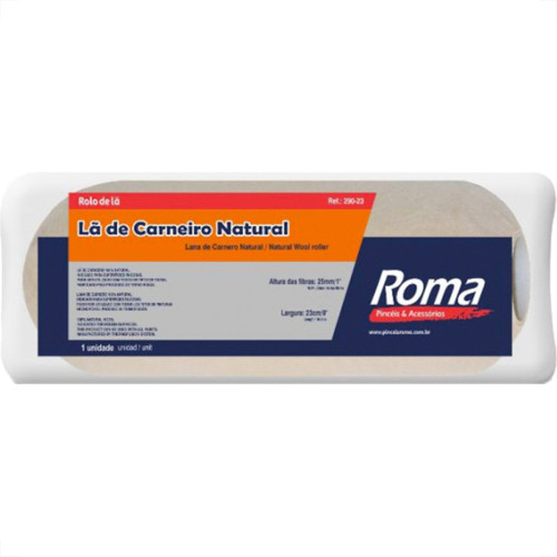 Rolo La Roma 23Cm 100% Natural 290/23 Rolo La Roma 23Cm 100% Natural 290/23