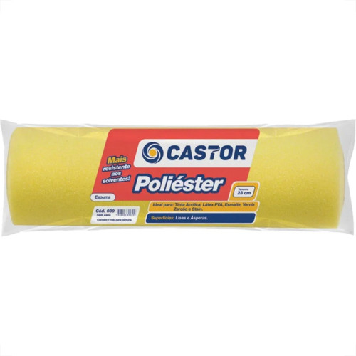 Rolo De Poliester Castor 23Cm - 039 Rolo De Poliester Castor 23Cm - 039