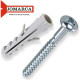 Parafuso Com Bucha 10 Cabeca Panela Auto Atarrachante Reta Pacote Com 100 Pecas Jomarca (5,5 X50Mm) Parafuso Com Bucha 10 Cabeca Panela Auto Atarrachante Reta Pacote Com 100 Pecas Jomarca (5,5 X50Mm)