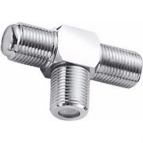 Emenda Para Fio Coaxial Tipo '' T '' Pacote Com 10 Pecas Emenda Para Fio Coaxial Tipo '' T '' Pacote Com 10 Pecas
