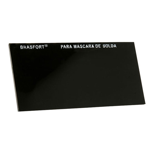 Vidro Retangular Escuro Brasfort Para Mascara De Solda No.14 - Kit C/5 Pecas Vidro Retangular Escuro Brasfort Para Mascara De Solda No.14 - Kit C/5 Pecas