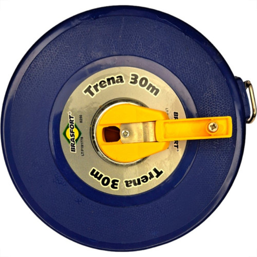 Trena De Fibra Fechada Brasfort 30M Trena De Fibra Fechada Brasfort 30M