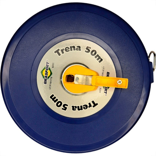 Trena De Fibra Fechada Brasfort 50M Trena De Fibra Fechada Brasfort 50M
