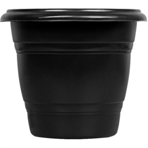 Vaso Pl.Redondo N.13 Preto-9498