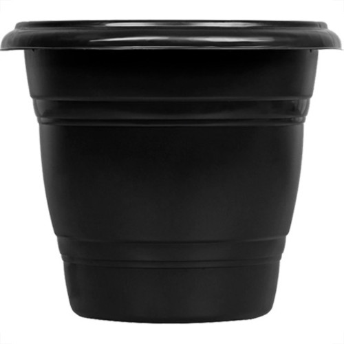 Vaso Pl.Redondo N.13 Preto-9498
