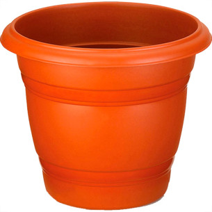 Vaso Pl.Redondo N.13 Marrom-9698