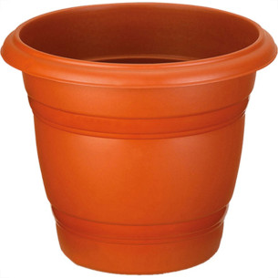 Vaso Pl.Redondo N.42 Marrom-9402