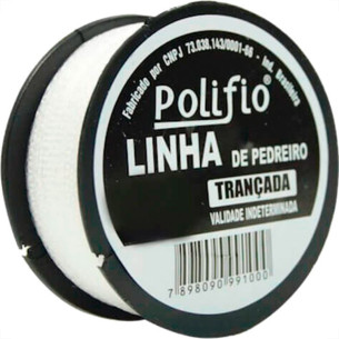 Linha P/Ped.Polifio Trancada C/ 50M - Kit C/12 PC
