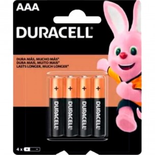 Pilha Duracell Alcalina Aaa C/04