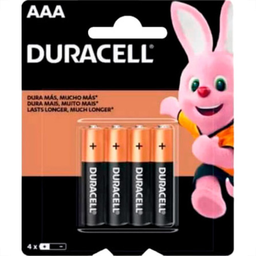 Pilha Duracell Alcalina Aaa C/04 Pilha Duracell Alcalina Aaa C/04