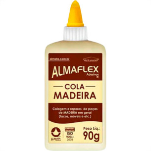 Cola P/Madeira Almaflex 90Gr . / Kit C/ 12 Unidades