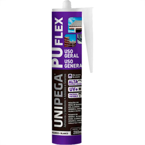 Selante Pu Flex Unipega Bco 280Ml Selante Pu Flex Unipega Bco 280Ml