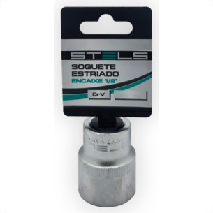 Soquete Stels Estriado Crv 1/2X27 Mm