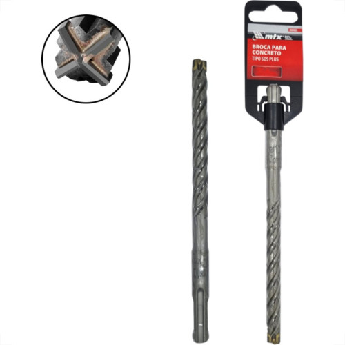 Broca Sds Plus Cruzada Mtx 12 X160 Broca Sds Plus Cruzada Mtx 12 X160
