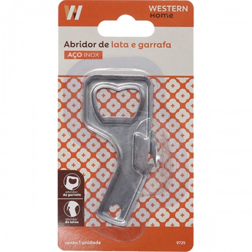 Abridor Lata Garrafa Western