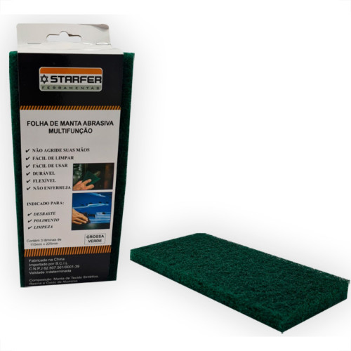 Lixa Manta Abr.Starf.Gross 225X110 - Kit C/3 PC Lixa Manta Abr.Starf.Gross 225X110 - Kit C/3 PC