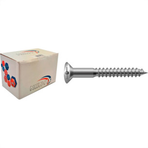 Parafuso Madeira Philips Nfix 3,8X 50 - Kit C/5 Centos