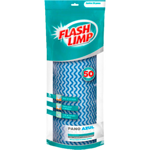 Pano Limp.Rolo Azul C/50 Flp4565 Pano Limp.Rolo Azul C/50 Flp4565