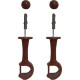 Suporte P/Varao Cadiz 19Mm Mogno