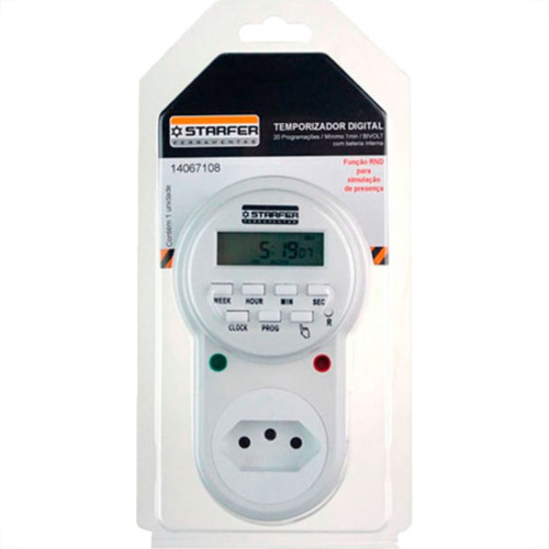 Timer Digital Starfer Bivolt Timer Digital Starfer Bivolt