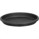 Prato De Vaso Redondo 22Cm Preto Prato De Vaso Redondo 22Cm Preto