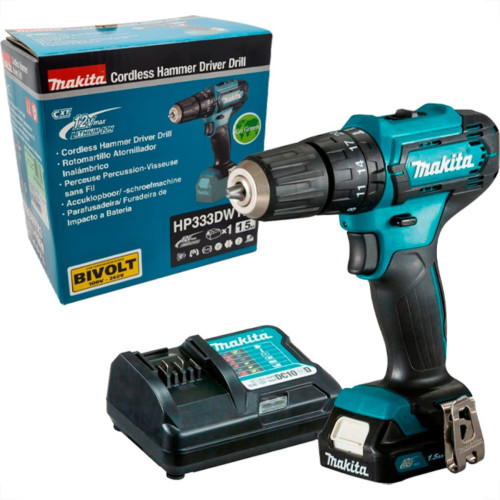 Furadeira/Parafusadeira Mak.12V-Bat-Hp333Dwyx3 Furadeira/Parafusadeira Mak.12V-Bat-Hp333Dwyx3