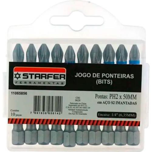 Bits Phillips Starfer N,2 X 50Mm C/10 Bits Phillips Starfer N,2 X 50Mm C/10