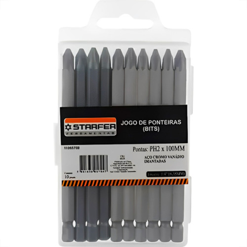 Bits Phillips Starfer N.2 X 100Mm C/10 Bits Phillips Starfer N.2 X 100Mm C/10