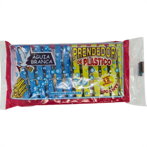 Prendedor Roupa Pl.Aguia Br.Gi C/12 Prendedor Roupa Pl.Aguia Br.Gi C/12