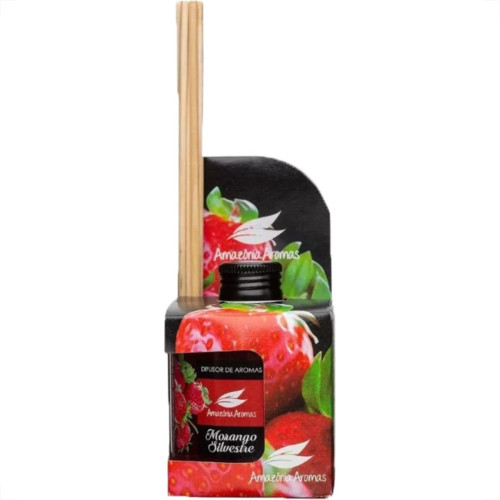 Difusor Aroma Amz.Morango Sil 270Ml Difusor Aroma Amz.Morango Sil 270Ml