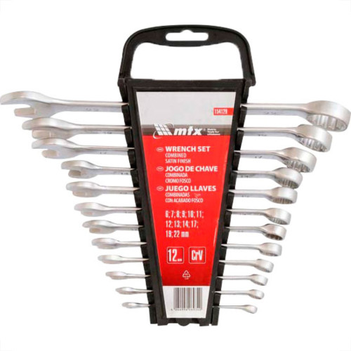 Jg Chave Combinada Mtx Crv 6A22(12Pc) Jg Chave Combinada Mtx Crv 6A22(12Pc)