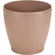 Vaso Rattan Mini Palha-0562 Vaso Rattan Mini Palha-0562