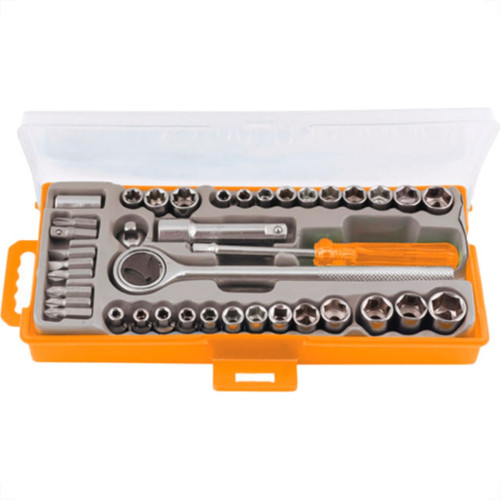 Jg Soquete E Bits Sparta Catr.1/4 40Pc Jg Soquete E Bits Sparta Catr.1/4 40Pc