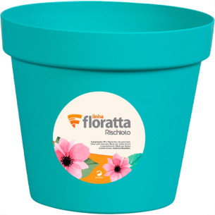 Vaso Pl.Redondo N26 Floratta Verde