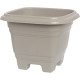 Vaso Pl.Quadrado N.28 Areia-9650 Vaso Pl.Quadrado N.28 Areia-9650